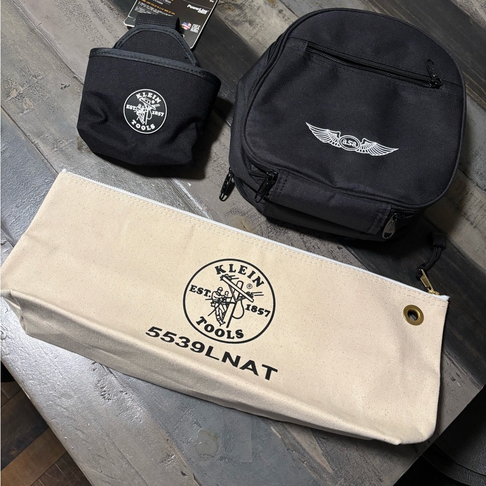 Black and Cream Backpack Set Bundle